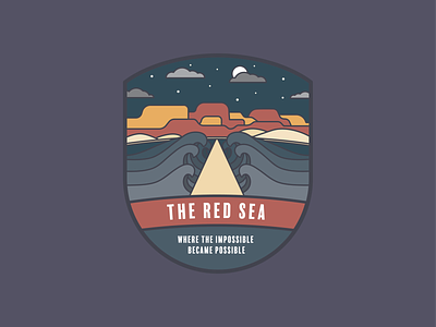 Red Sea Badge bad badge bible christian red sea
