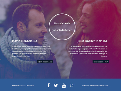 Soft Relaunch - Stage Lab Academy II about landingpage music webdesign