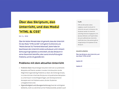 SAE Frontend Skriptum - Update Single View