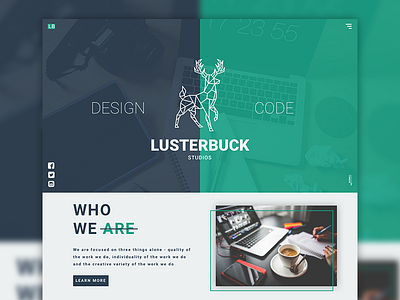 Lusterbuck website revamp concept design graphic uiux webdesign