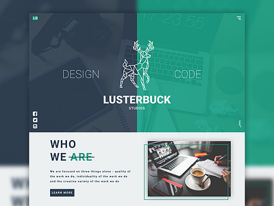 Lusterbuck website revamp concept