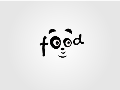 Foodpanda logo concept graphic design illustration illustrator logo design