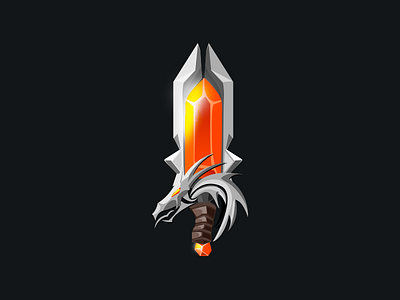 Master Swords attack dragon game graphic design icon iconography illustration sword swords war weapon