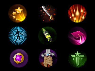 Powerups artwork boosters game icons power ups