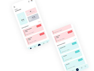 mDiabetes app app design ui ux