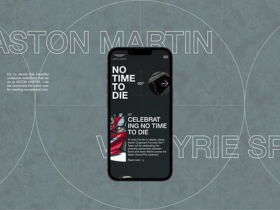 Aston Martin. Redesign. Сorporate website. design figma tilda ui ux websites