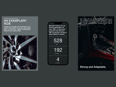 Aston Martin. Redesign. Corporate website.