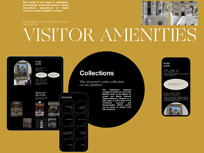 Louvre - Redesign. Website for the museum. Corporate website.