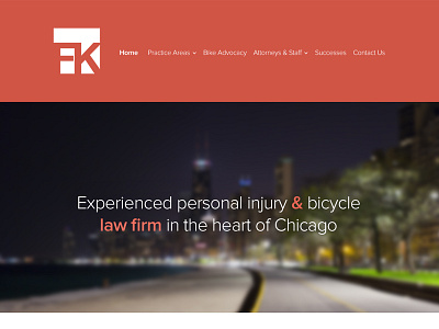 Bicycle Law Firm attorney bicycle clean entypo flat law firm lawyer modern pastel promixa sans red sans serif ui ux website