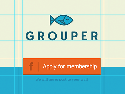 [WIP] Grouper Landing Page color dating flat grouper landing page pin ux vibration web wireframe