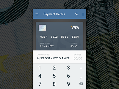 Daily UI #2 / Checkout [FREEBIE] android billing checkout credit credit card debit material design