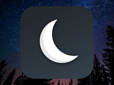 Nightime App Icon [FREEBIE] app free freebie icon psd sketch