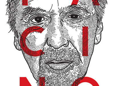 Al Pacino al pacino editorial illustration portrait