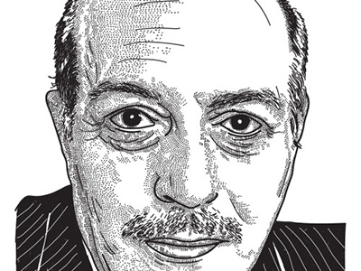 Cemal Süreya cemal süreya editorial illustration portrait