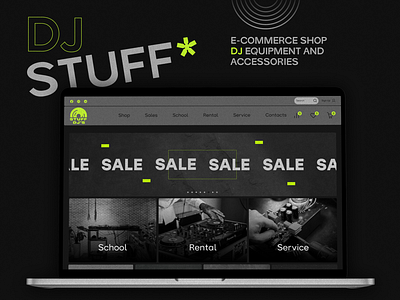 E-commerce shop - DJ equipment and accessories