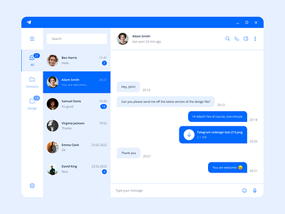 Daily UI Challenge 013 - Direct Messaging