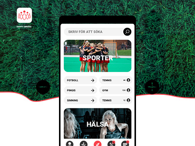 Happy Swedes application mobile website
