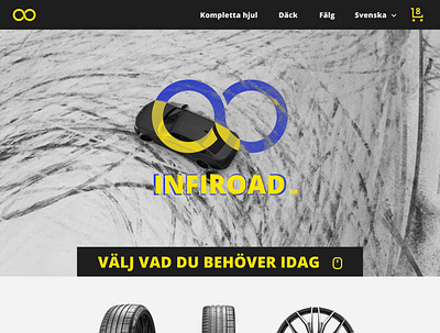 Infiroad e commerce website