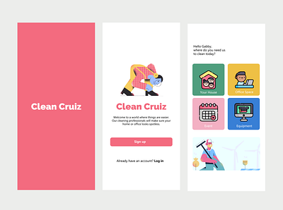 Clean Cruiz: My First Figma Design app design ui