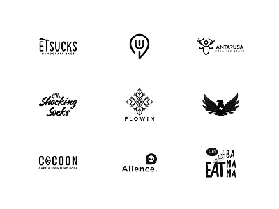 Logo Collection branding bw logo