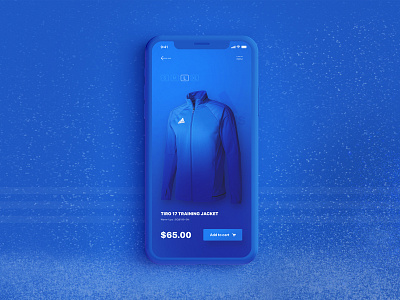 YO - YO adidas app brand card commerce ecommerce iphonex jacket phone shop ui ux