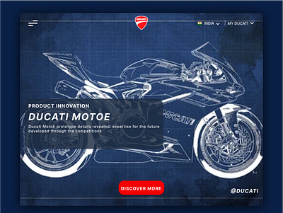 Ducati UI 3d animation branding design graphic design illustration logo motion graphics ui vector