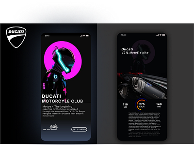 ui ducati 3d animation appdesign branding design graphic design illustration logo motion graphics ui uiux