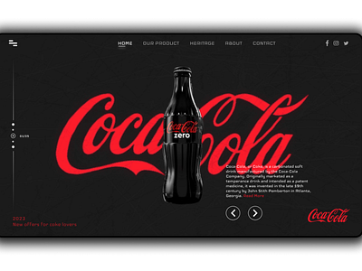 Coca Cola 3d animation branding design graphic design illustration logo ui ux vector