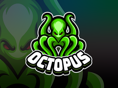 octopus mascot logo by EndR_ID on Dribbble