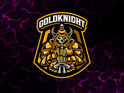 Knight Mascot Esport Logo branding design endr illustration knight knight logo logo mascot design mascotlogo modern