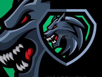 Wolf animal animal logo branding design endr geometric illustration logo modern vector