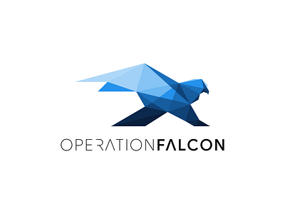 Falcon Eagle Logo blue bird branding design eagle falcon geometric graphic design illustration logo logobird vector vektor