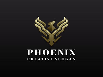 PHOENIX animal bird branding business design endr id illustration logo luxury natural phoenix