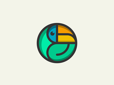 bird icon animal logo app bird logo branding design flat geometric icon logo minimal simple logo typography ux vector web