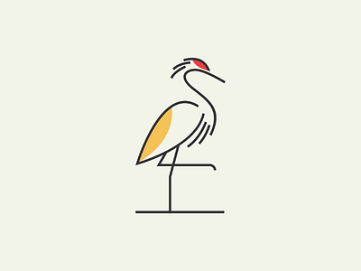Flamingo animal logo bird logo design flamingo design bird creative illustration logo monoline simple logo