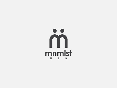 Mnmlst Men - Logo Design black clean design designs logo logos men minimal minimalist white