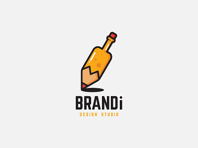 BRANDi Design Studio - Logo Design/Illustration brand brand identity branding brandy design fun graphic design identity logo logo design orange playful