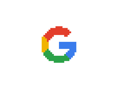 Google - Everyday Pixel Art Logo design designer designs google logo logo design logos minimal minimalism minimalist pixel pixel art