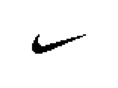Nike - Everyday Pixel Art Logo design just do it logo logo design logos minimal minimalism minimalist nike nike shoes pixel pixel art
