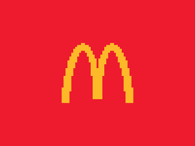McDonald's - Everyday Pixel Art Logo