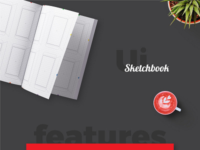 Ui Sketchbook design mobile app print prototype rough sketch sketchbook template ui ux web design website