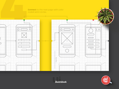 Ui Sketchbook Feature 04 design mobile app print prototype rough sketch sketchbook template ui ux web design website