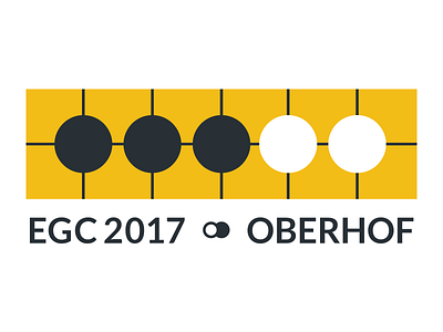 Logo for European Go Congress 2017 baduk egc go logo tournament weiqi