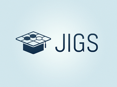 Logo for JIGS (Jena International Go School) baduk branding game go logo school weiqi