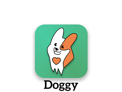 App Icon for a dogsitting #DailyUI app branding dailyui dog icon logo ui