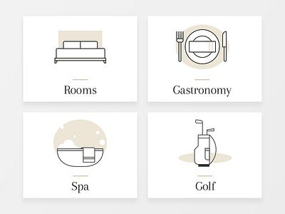 Hotel Icons color design duotone icon design iconography icons line ui vector web website