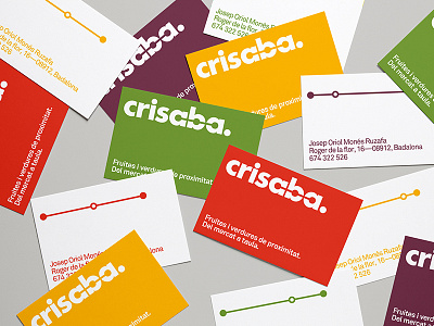 Crisaba branding brand mark branding business card color design graphic design logo stationery typography vector