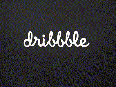Messing around with Dribbble logos ball basket dark dribbble fun gif logo motion