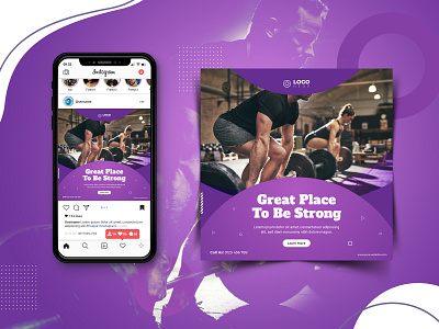 Social Media Design ads attractive banner body building branding delivery app eye catchy facebook ads facebook cover facebook post gym promotion gymnasium health app illustration instagram ads instagram story peace graph sprint sweat workout