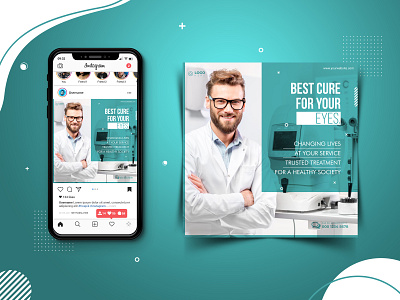 Social Media Design ads attractive banner branding campaign clinic dentist design campaign doctor eye catchy facebook cover facebook post graphic design healthcare hospital instagram instagram post instagram story professional social media post